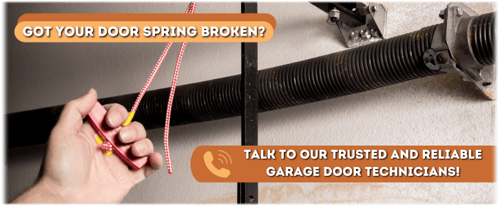 Broken Garage Door Spring Commack NY